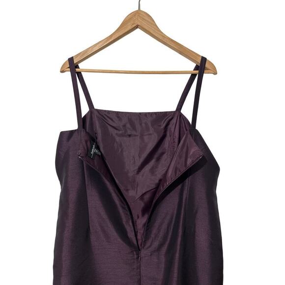 Vintage R&M Richards Sheath Formal Dress in Eggplant Sz 12P - Picture 8 of 16